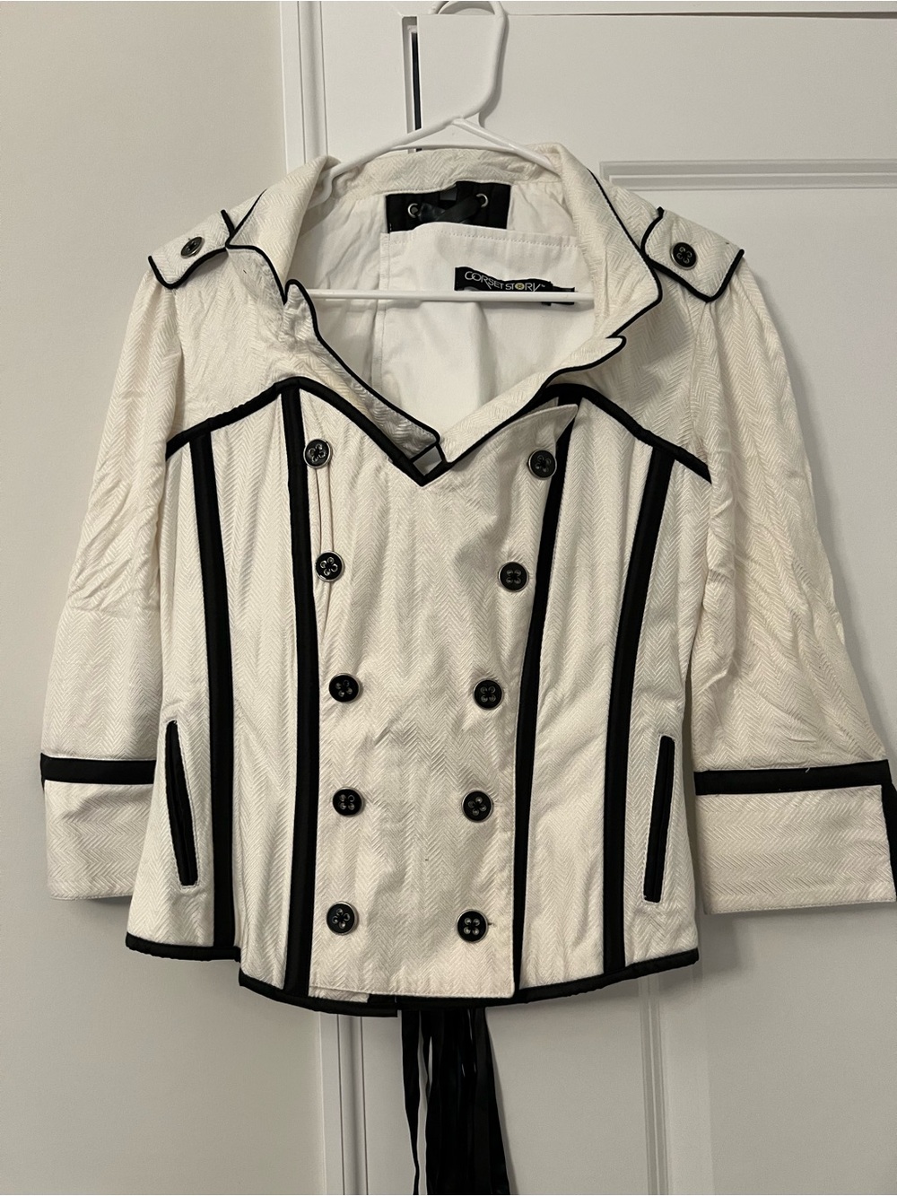 Steampunk Double Breasted Corset Jacket (32) - Picture 2 of 7
